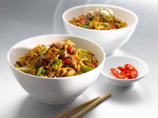 Minced Lamb with Pak Choy and Chillies Minced Lamb with Pak Choy and Chillies
